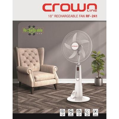 Crownline Rechargeable 18 Inc Fan