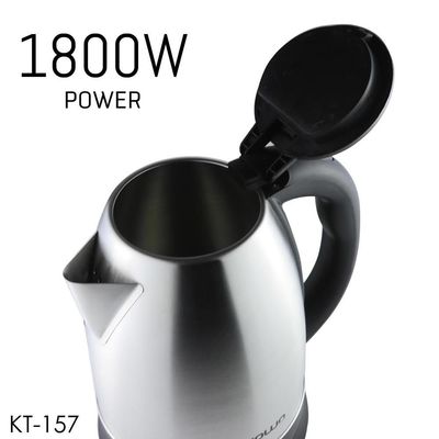 Crownline Cordless Water Kettle-Silver