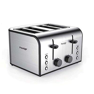 Prestige 4 Silce Stainless Steel Toaster 1600W With Bs Plug -Pr54904