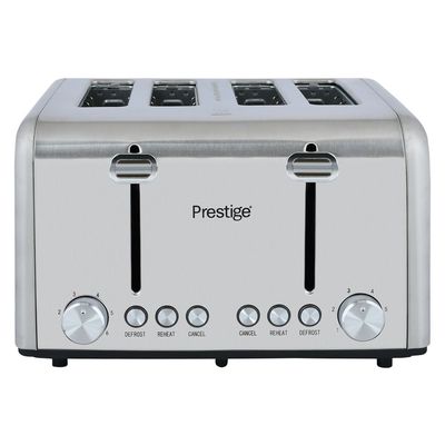 Prestige 4 Silce Stainless Steel Toaster 1600W With Bs Plug -Pr54904
