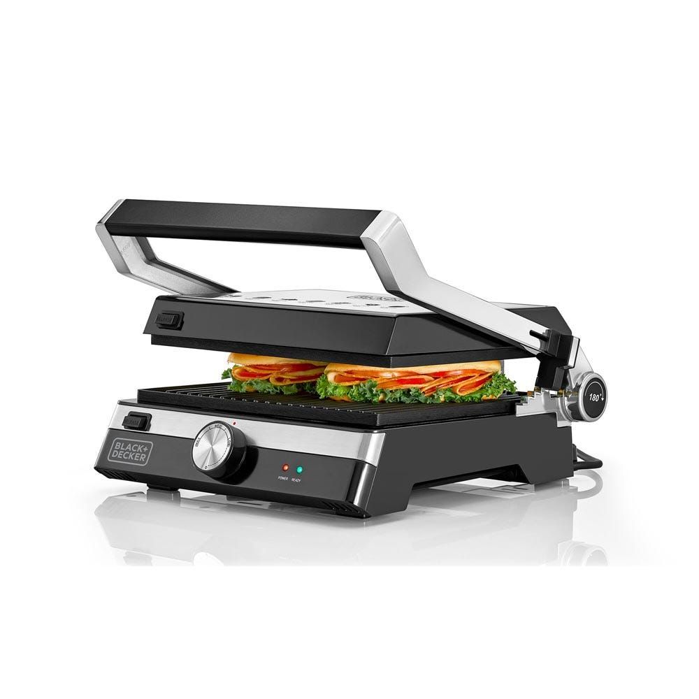 Buy Black Decker 2000W Contact Grill 180o rotation with