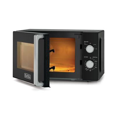 Black & Decker 20 Ltr Microwave Oven (Black)