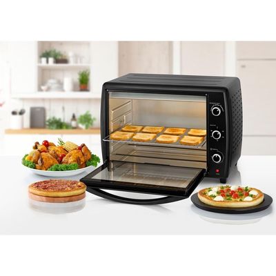 Black & Decker 66L Toaster Oven with Double Glass and Rotisserie