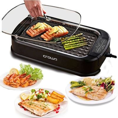 Crownline Smokeless Grill With Non-Stick Plate - 1500 W