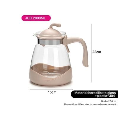 Fissman Jug 2000ml (Glass)