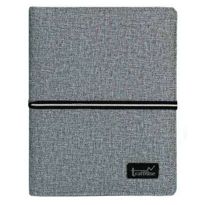 Aigio - Giftology A5 Notebook Organiser With 10000Mah Powerbank - Grey