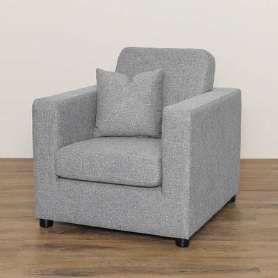 Dandria 1-Seater Sofa - Dark Grey - With 2-Year Warranty