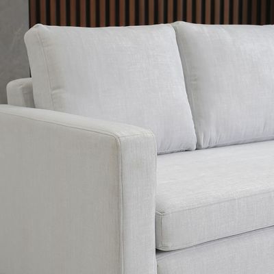 Lara 3-seater Fabric Left and Right Reversible Corner Sofa - Grey - With 2-Year Warranty