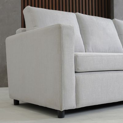 Lara 3-seater Fabric Left and Right Reversible Corner Sofa - Grey - With 2-Year Warranty