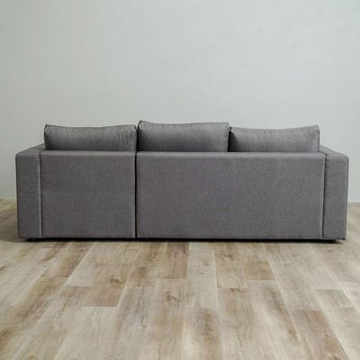 Ashley 3-Seater L-Shape Corner Sofa – Grey – With 2-Year Warranty