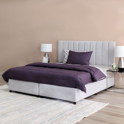 Charlie 150x200 Queen Bed - Grey - With 2-Year Warranty