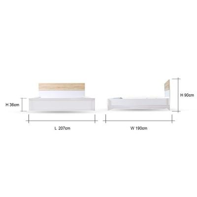 Aurora 180X200 King Bed with Mattress Combo