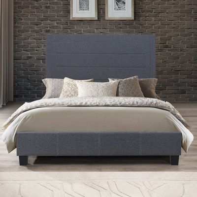 Genoa 180X200 King Bed - Grey