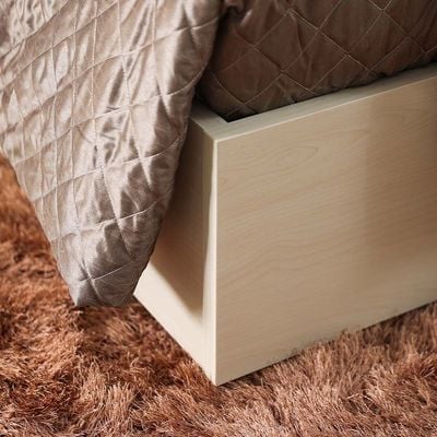 Maybell 180x200 King Bed Set - White Maple/Walnut - With 2-Year Warranty