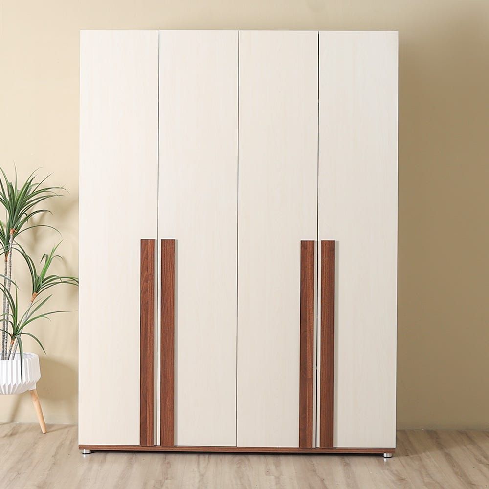 Wooden 4 shop door wardrobe