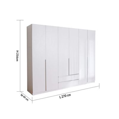 Brooklyn 180X200 King Bedroom Set - White