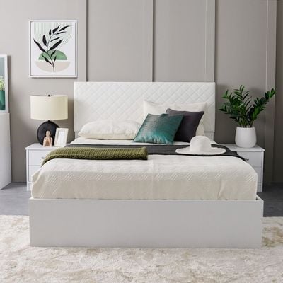 Astoria 180X200 King Bed - White