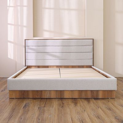 Bohem 180X200 King Bed - Dark oak