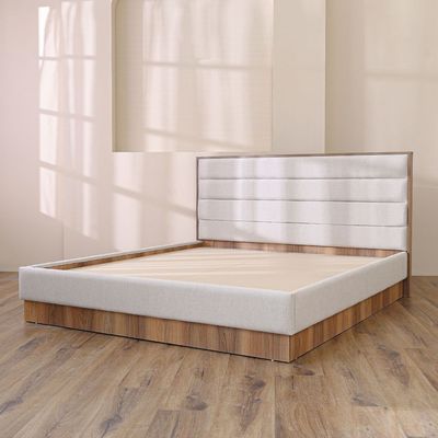 Bohem 180X200 King Bed - Dark oak