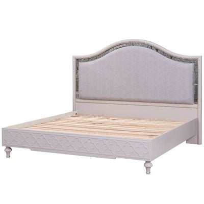 Classadora 200X200 Super King Bed - Beige / Champagne Gold