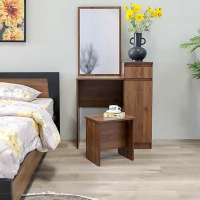 Martina 180x200 King Bed Set + Dresser and Stool - Columbia - With 2-Year Warranty