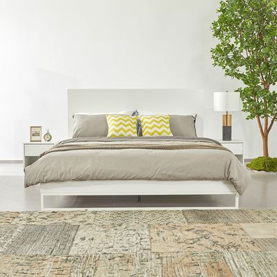 Kensley 180x200 King Bed - White - With 2-Year Warranty