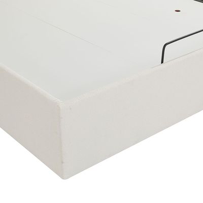 Hendrix 150x200 Queen Bed with Hydraulic storage - White - With 2-Year Warranty