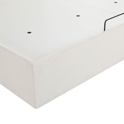 Hendrix 180x200 King Bed with Hydraulic Storage - White - With 2-Year Warranty