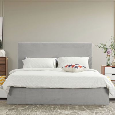 Wesley 180x200 King Bed with 4 Drawers - Dark Grey - With 2-Year Warranty