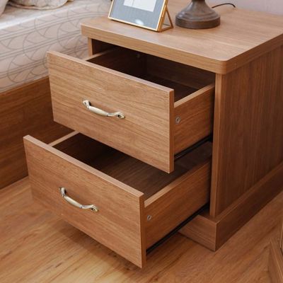 Zirco King Bedroom Set - Brown Oak - With 2-Year Warranty