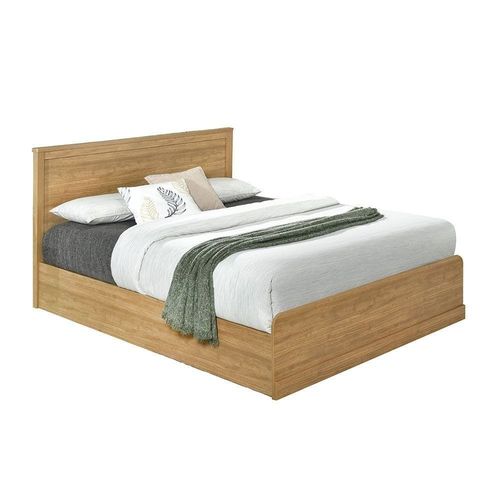 Zirco King Bedroom Set- Brown Oak - With 2-Year Warranty