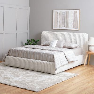 Fritz 180X200 King Bed - Cream