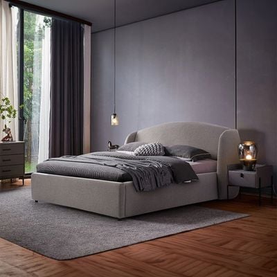 Stilo 150x200 Queen Bed - Grey - With 2-Year Warranty