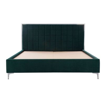 Shanghai 150x200 Queen Bed - Bottle Green - With 2-Year Warranty