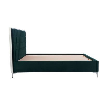 Shanghai 150x200 Queen Bed - Bottle Green - With 2-Year Warranty