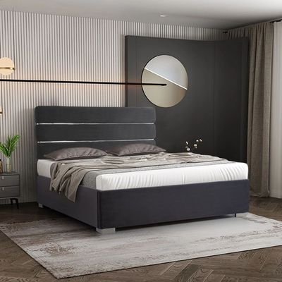 Kent 180x200 King Bed - Dark Grey - With 2-Year Warranty