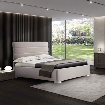 Kent 180x200 King Bed - Light Grey - With 2-Year Warranty