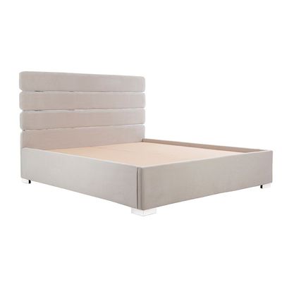 Kent 180x200 King Bed - Light Grey - With 2-Year Warranty