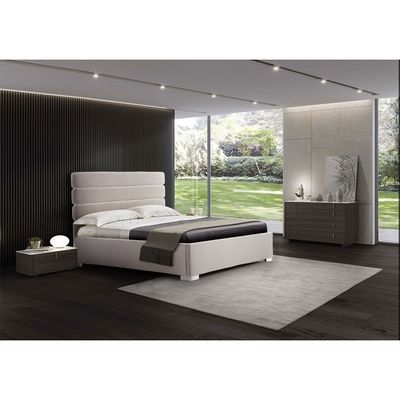 Kent 150x200 Queen Bed - Light Grey - With 2-Year Warranty