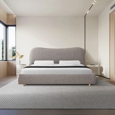 Eternal 180x200 King Bed - Grey Mélange - With 2-Year Warranty