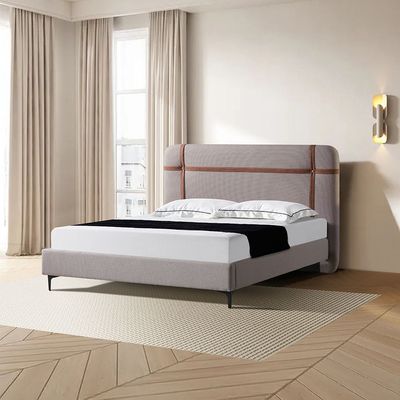 Placido 150x200 Queen Bed - Brown - With 2-Year Warranty