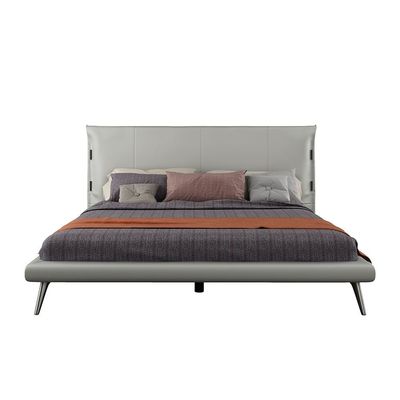 Malcom 180X200 King Bed - Light Grey