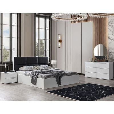 V2 Serenity 180X200 King Bed - White - With 2-Year Warranty