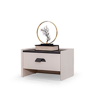 Siena Night Stand - Cream/Black