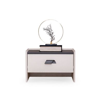 Siena Night Stand - Cream/Black