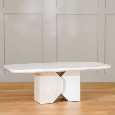 Ralfah Coffee Table - Beige - With 2-Year Warranty