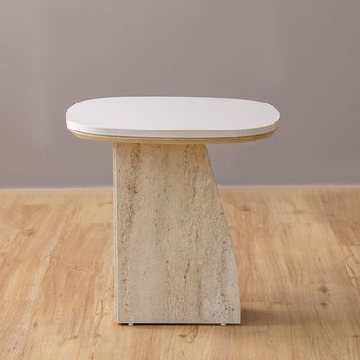 Ralfah Side Table -Beige