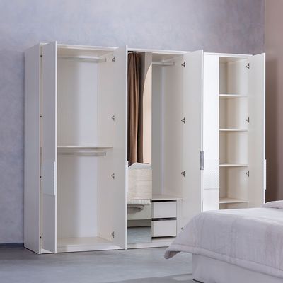 Ralfah 6 Door Wardrobe -Beige