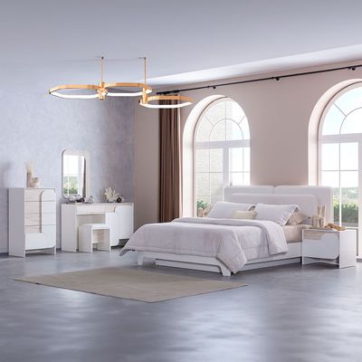 Ralfah  180 x 200 King Bed w/Hydraulic Storage-Beige