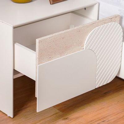 Ralfah Nightstand - Beige - With 2-Year Warranty